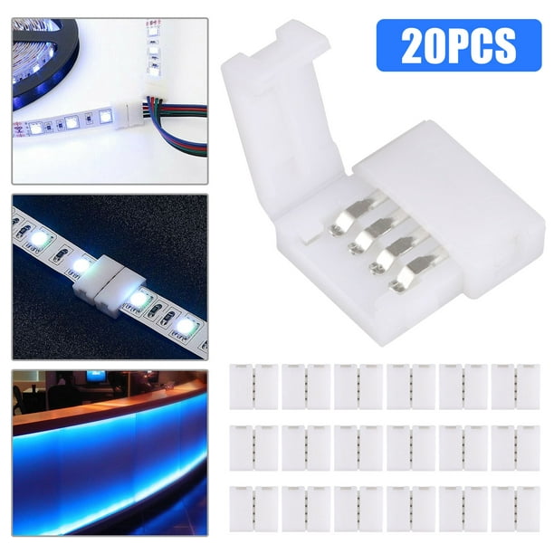 5PCS /Jumper/Gap Solderless Clip-on single color connector For Boat LED Strip